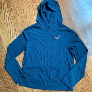 Hollister men’s long sleeve hoodie t-shirt